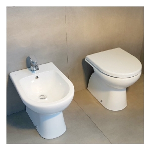 Wc a pavimento in ceramica 100% Made in Italy