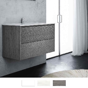 Mobile colonna bagno sospeso 162x40cm Ale Levi Mobili