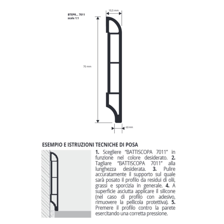 Il battiscopa innovativo di Progress Profiles - CESA Ceramiche